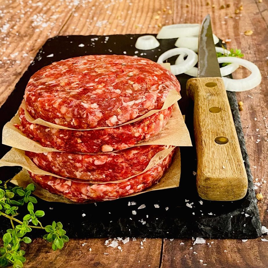 Dexter Beef Burgers 4 x 6oz Castlescreen Farm